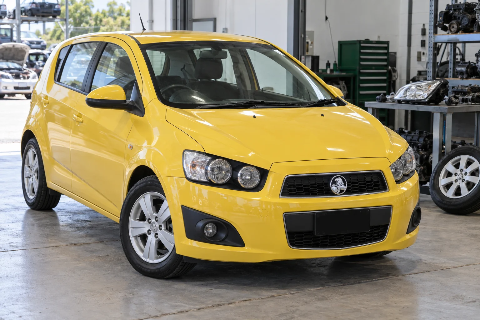 holden barina 2010 detail