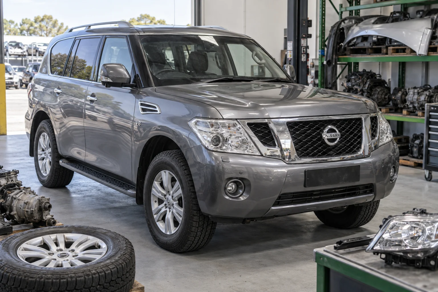 nissan patrol y62 2014 detail